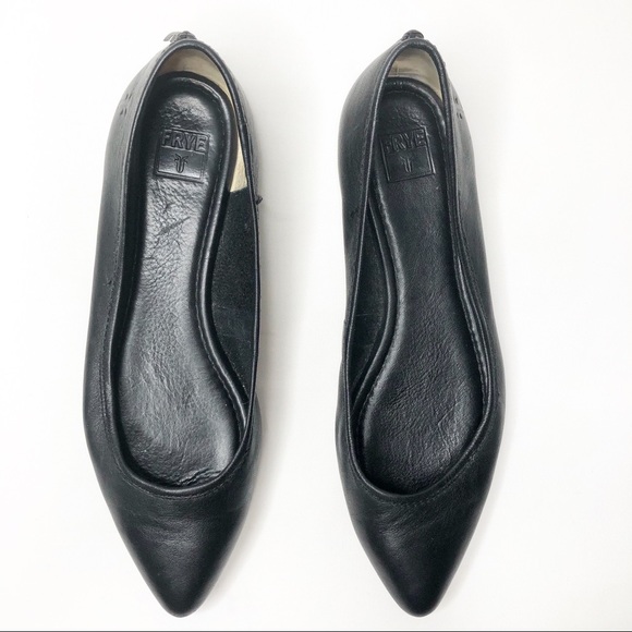 frye pointed toe flats
